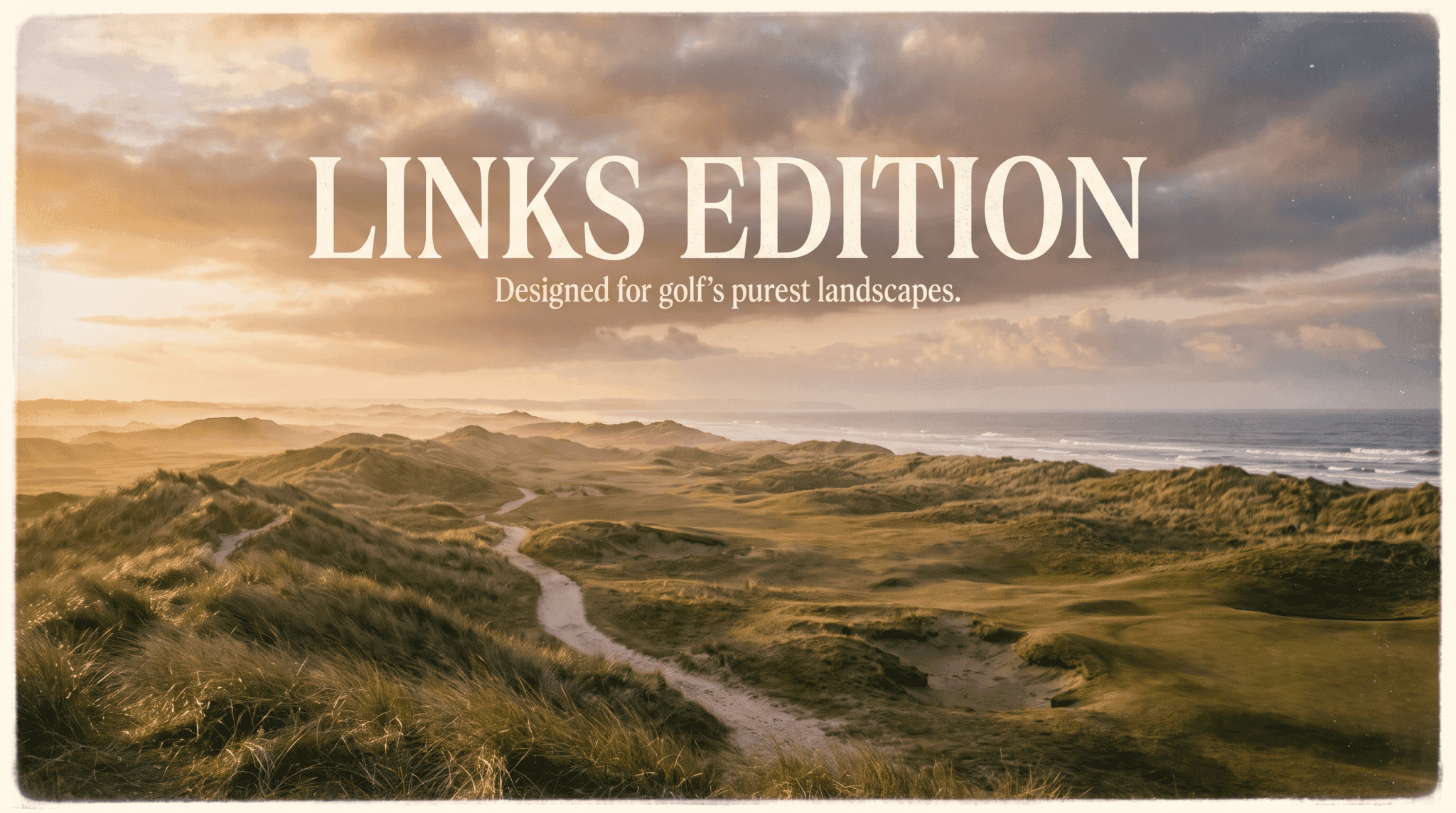 Links Edition — designed for golf's purest landscapes